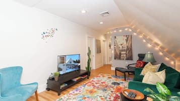 TV, DVD player, offices