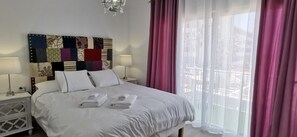2 bedrooms, iron/ironing board, bed sheets