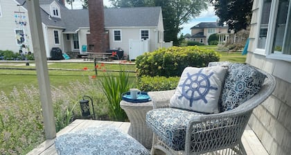 Ideal Madison vacation home just steps to private beach!