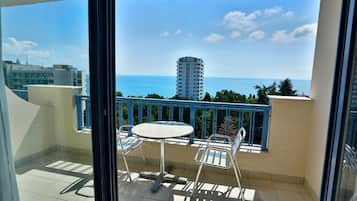 Double or Twin Room, Balcony, Sea View | View from room
