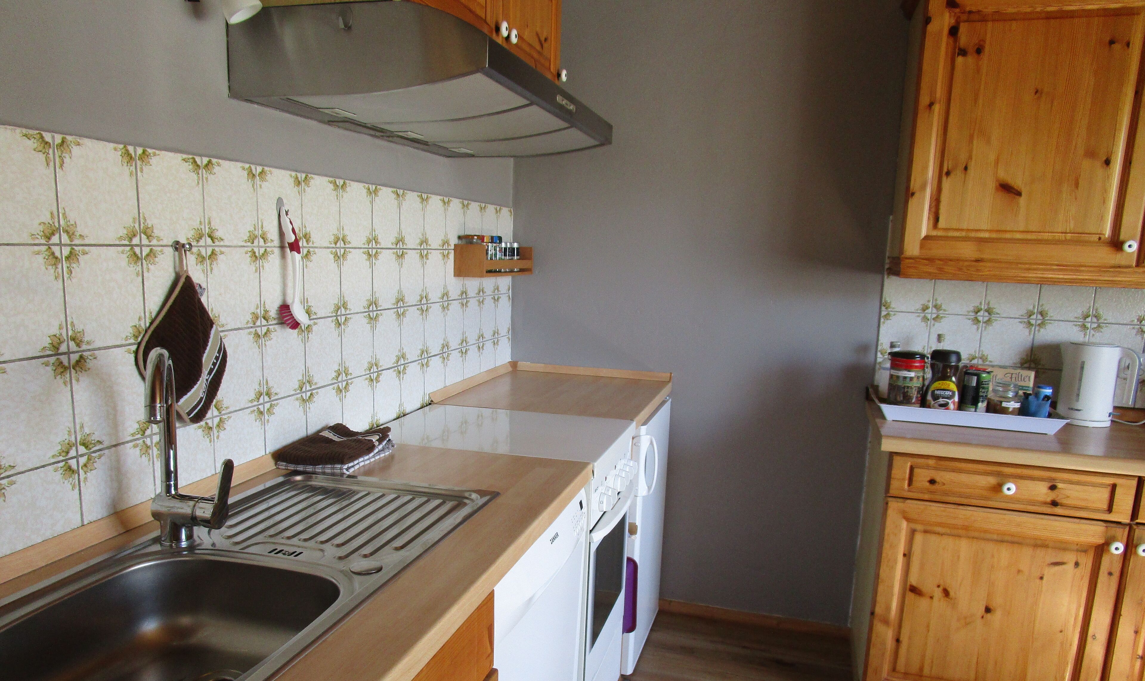 Réfrigérateur, micro-ondes, plaque de cuisson, lave-vaisselle