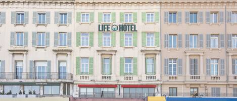 Façade de l’hébergement