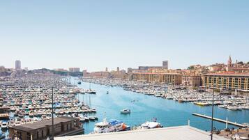 Blick von der Unterkunft