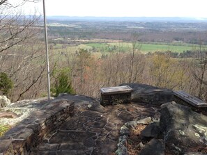 Vue depuis l’hébergement 