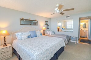 2 bedrooms, iron/ironing board, free WiFi, bed sheets