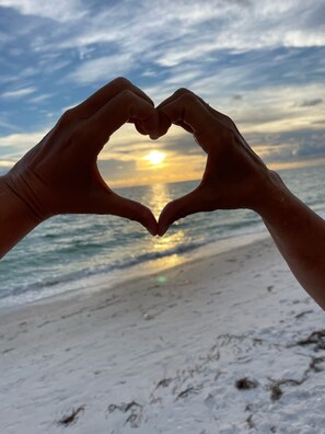 Sun loungers, beach towels