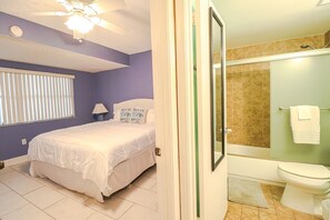 Bathtub, hair dryer, towels