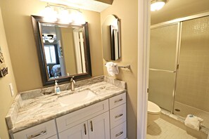 Bathtub, hair dryer, soap