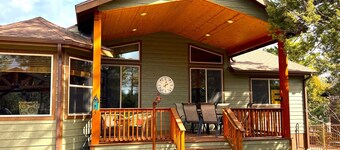 Modern Cabin Getaway with a Pine Tree View!