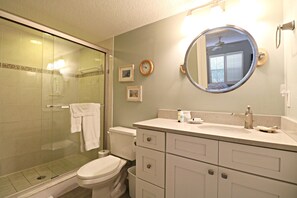 Bathtub, hair dryer, soap