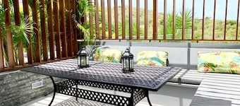 Two bedroom two bathroom stylish newly constructed ocean view with private pool.