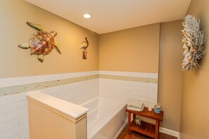 Bathtub, hair dryer
