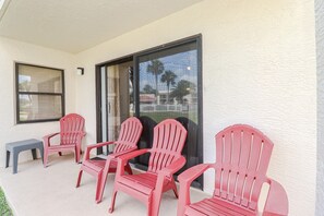 Terrace/patio - Ocean Village Club Condo F17 (St. Augustine)