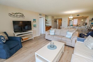 Fernseher, DVD-Player, Bücher