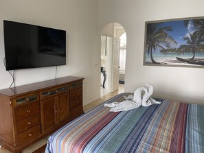 3 bedrooms, iron/ironing board, travel crib, WiFi