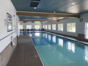 Indoor pool, outdoor pool