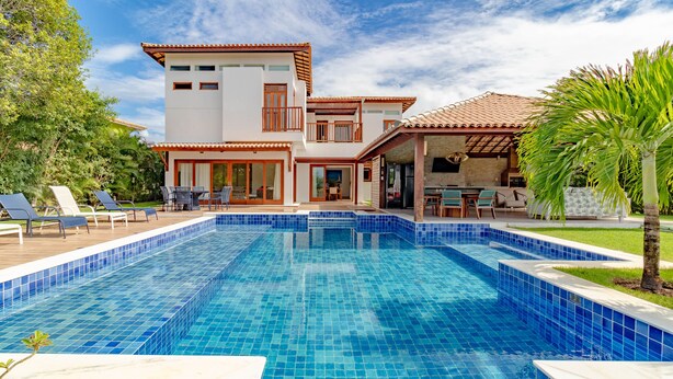 Exterior - SA04 - Casa Alto Padrão 4 Suítes C. Sauípe (Mata de São João)