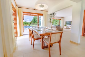 Dining room - SA04 - Casa Alto Padrão 4 Suítes C. Sauípe (Mata de São João)