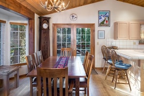 House, Multiple Beds (LaFaix French Cabin) | Dining room