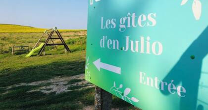 Maison en Campagne Avec une Magnifique Terrasse Couverte en Bois