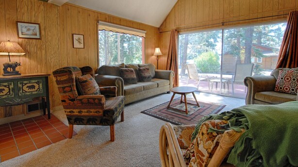 Huis, 1 queensize bed (The Jack McCarthy Cabin) | Woonruimte