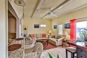 Smart TV, DVD player, books