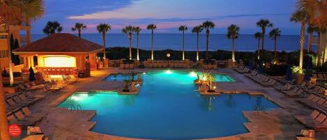 Indoor pool, outdoor pool