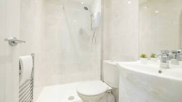 Shower, hair dryer