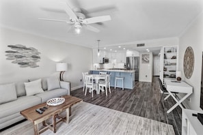 TV, DVD player, offices