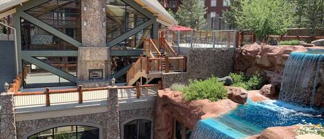 Indoor pool, outdoor pool
