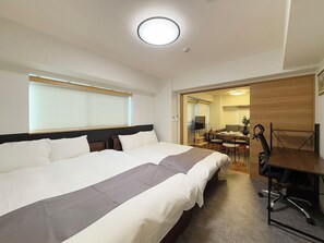 豪華公寓 | 1 間睡房、手提電腦工作空間、熨斗/熨衫板、免費 Wi-Fi