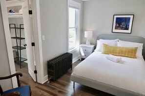 1 bedroom, desk, laptop workspace, iron/ironing board