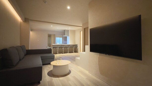 Superior Apartment, 2 Bedrooms, Non Smoking | Living area | Flat-screen TV - Marumasa 201 (Hiroshima)