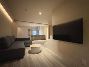 Superior Apartment, 2 Bedrooms, Non Smoking | Living area | Flat-screen TV - Marumasa 201 (Hiroshima)