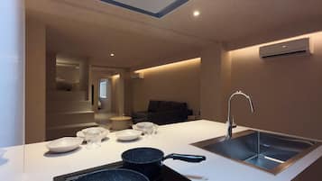 Superior-Apartment, 2 Schlafzimmer, Nichtraucher | Eigene Küche