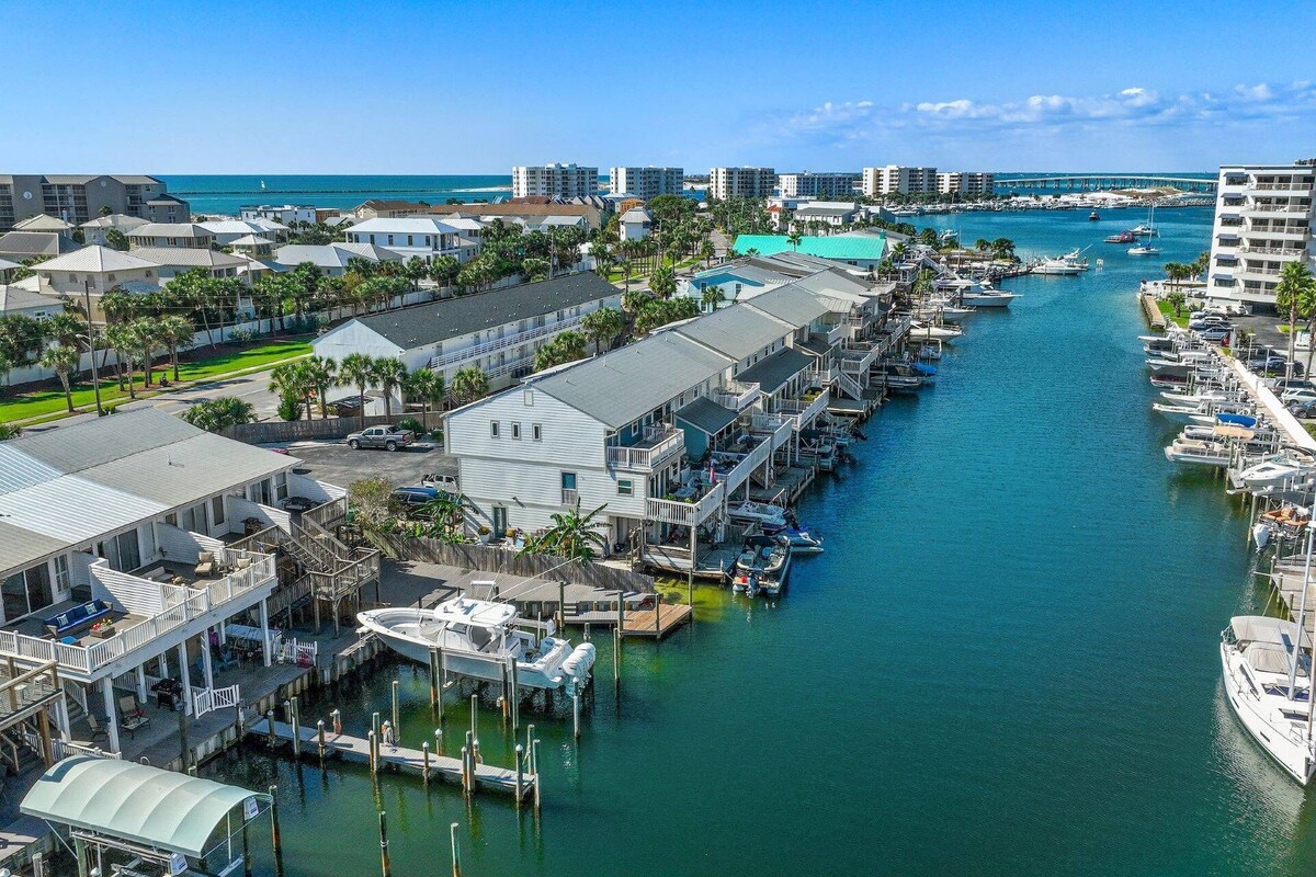 Photo 13 of Water Views!! Pets Welcome, 42' Private Boat Slip on Canal, 2 Kings, Walk 2 Private Beach, Townhome
