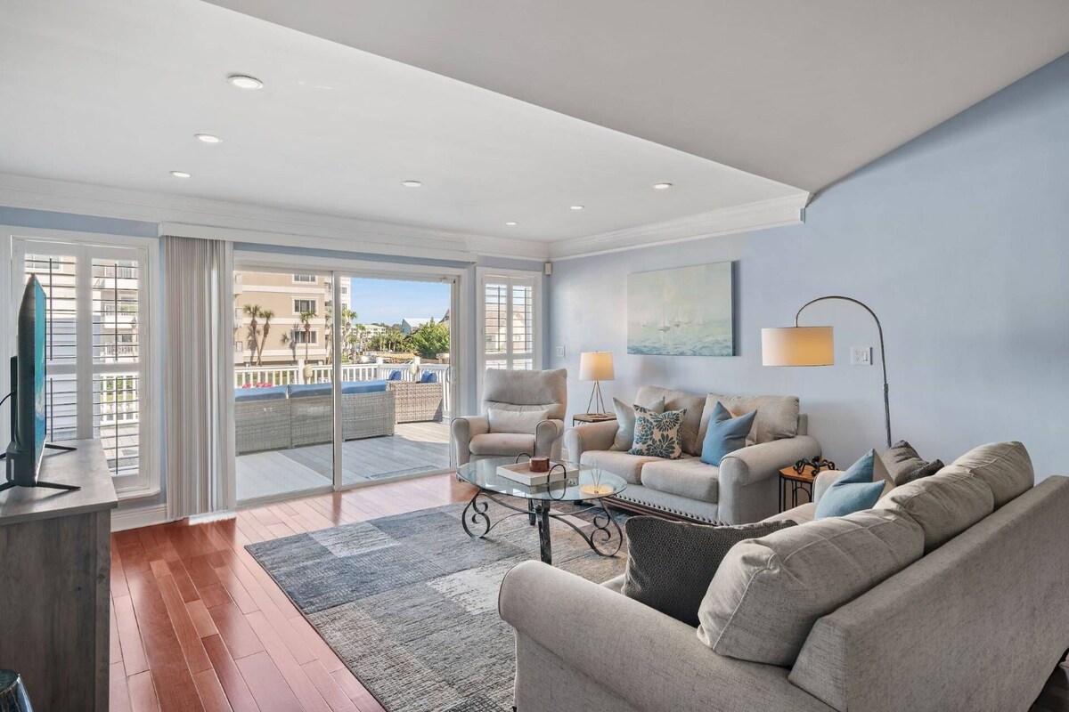 Photo 20 of Water Views!! Pets Welcome, 42' Private Boat Slip on Canal, 2 Kings, Walk 2 Private Beach, Townhome