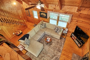 Smart TV, fireplace, video games, Netflix