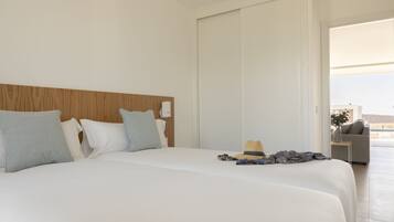 2 chambres, literie de qualité supérieure, couette en duvet d'oie