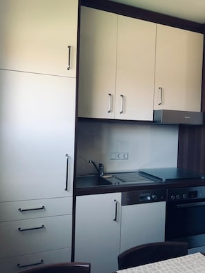 Frigorífic, microones, forn i placa de cuina