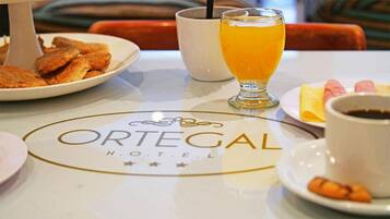 Petit déjeuner continental compris tous les jours