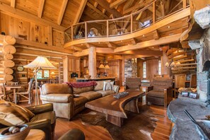 TV, fireplace, DVD player, video library