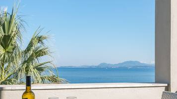 Minibar, caja fuerte, escritorio y espacio para trabajar con un portátil