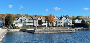 Exterior - Sister Bay Waterfront
2BR/2BA
Ground level porch, lawn, pier, waterfront (Sister Bay)