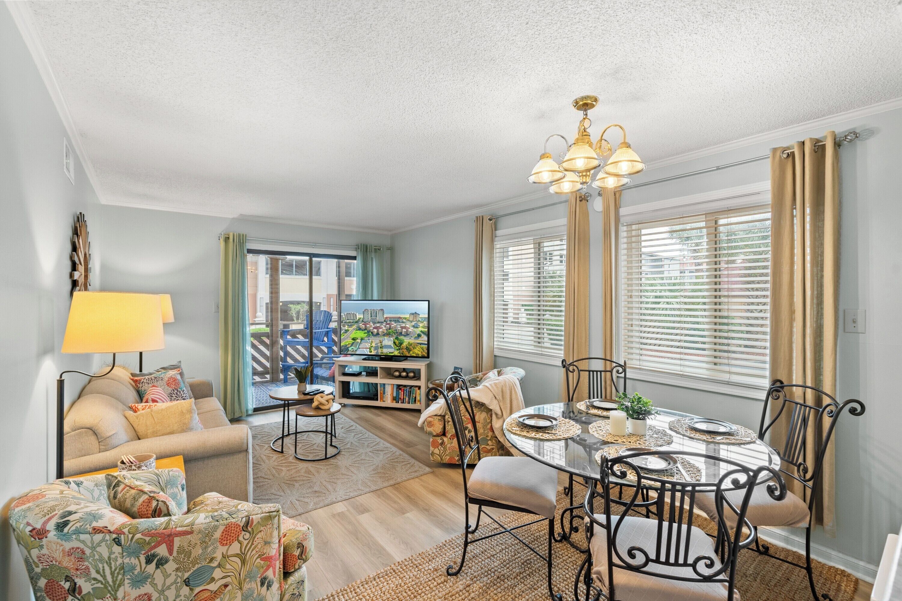 Televisión y reproductor de DVD 