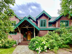 Exterior - Camp Saranac: Gorgeous & grand lake home w mountain views, water sports, hiking (Tupper Lake)