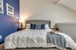 1 habitación, tabla de planchar con plancha y wifi 