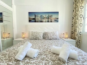 2 Schlafzimmer, Bügeleisen/Bügelbrett, kostenloses WLAN, Bettwäsche