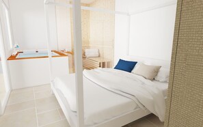 1 chambre, bureau, fer et planche à repasser, Wi-Fi gratuit