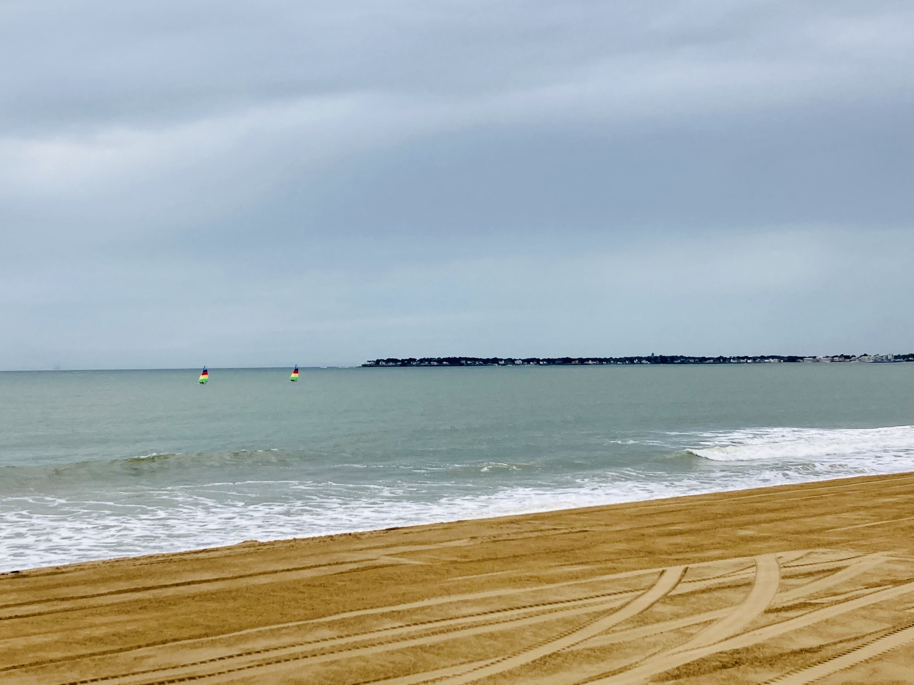 On the beach